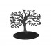 FixtureDisplays® Metal Jewelry Tree Stand Jewelry Organizer Holder Display for Earrings, Bracelets, Necklaces, Black 16032